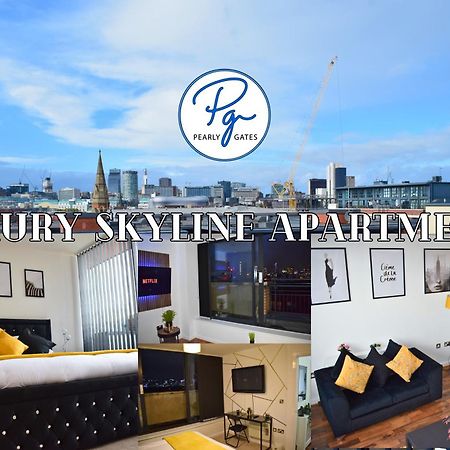 Penthouse - Amazing City Skyline Views - Balcony - Free Extra 2 Hours - Free Parking - Utilita Arena - Bullring Shopping - New St Station- Super King Size Bed Birmingham Eksteriør billede