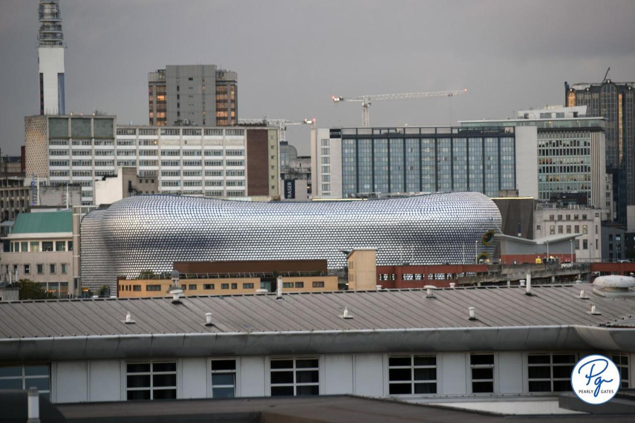Penthouse - Amazing City Skyline Views - Balcony - Free Extra 2 Hours - Free Parking - Utilita Arena - Bullring Shopping - New St Station- Super King Size Bed Birmingham Eksteriør billede